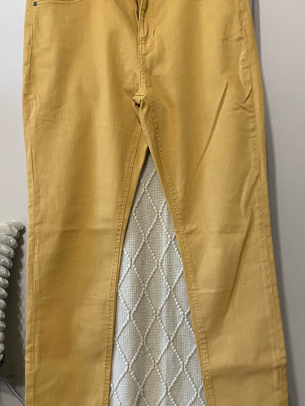 Indigo Thread Jean Mustard Yellow Casual Pants size 10